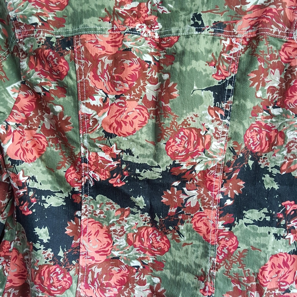 colorful jean jacket - Picture 7 of 13